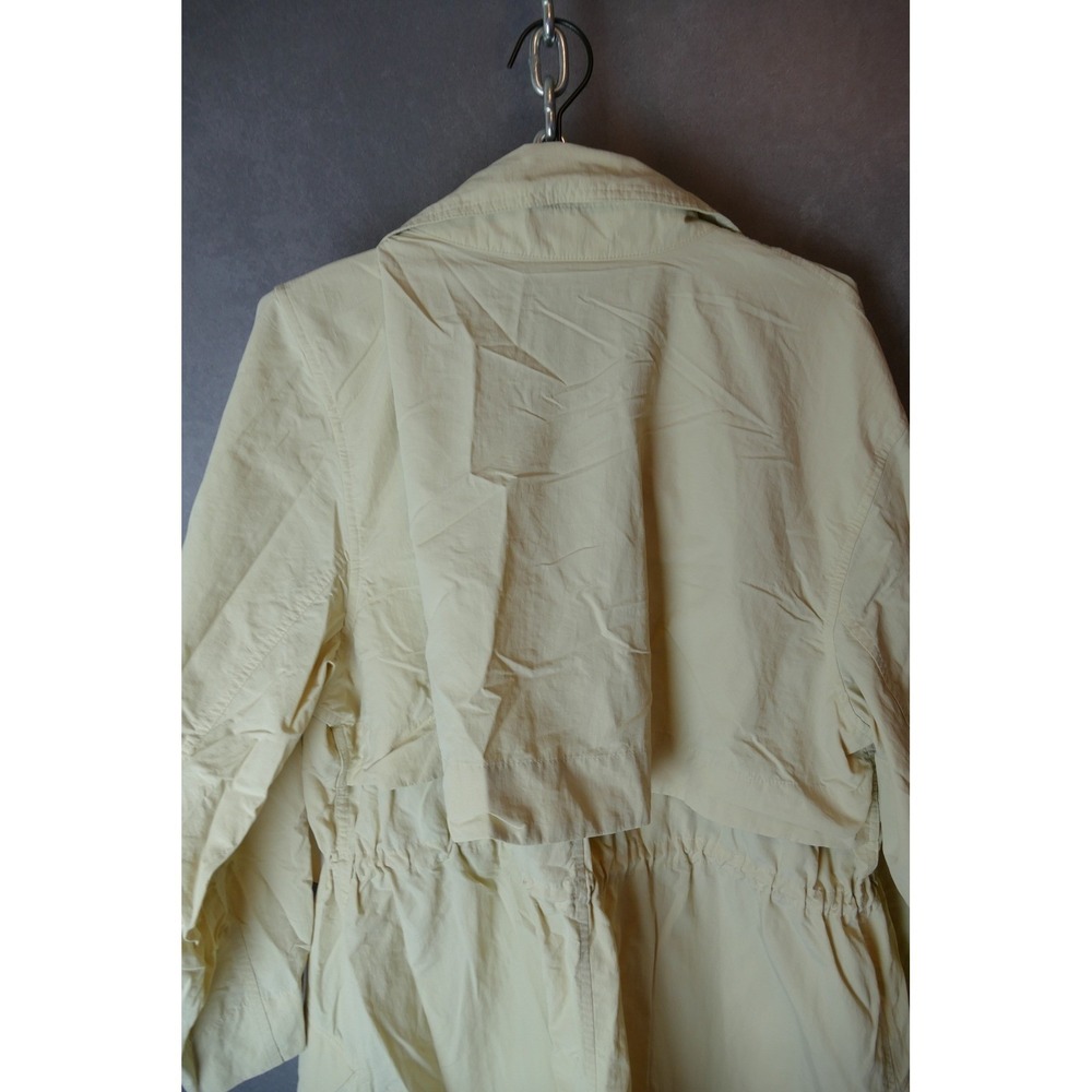 NWT Athleta Luna Cream Off White Trench Coat Womens SIZE XL MSRP $229 - Picture 11 of 13